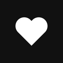 Sticker - Heart icon on grey background