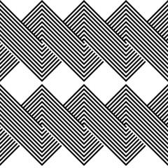 Leinwandbilder - Modern abstract geometric contemporary vector seamless diagonal pattern with simple elements and shapes. Graphic black and white minimalist background.