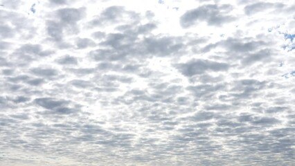 Wall Mural - sunny cloudy sky natural timelapse background. morning summer cloudscape. 4k stock video time lapse 