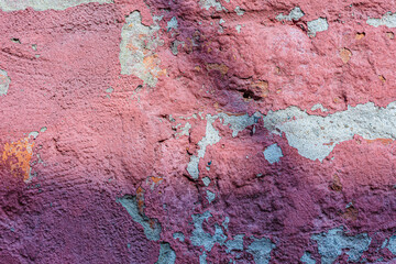 Old wall damaged - architecture abstract background