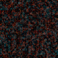 Fototapete - Abstract halftone dot pattern. Elegant mosaic decoration. Simple geometric background. 3d rendering digital illustration