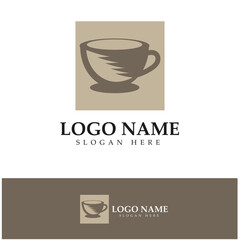 Coffee cup Logo Template