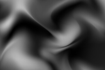 Abstract background luxury black fabric or liquid wave. Wavy folds of silk texture. Luxury vector background or elegant wallpaper.