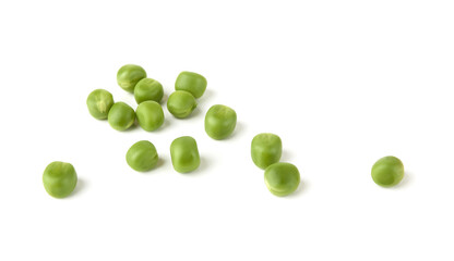 Wall Mural - Green peas isolated