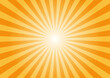 © krusomnp - Abstract sunburst background design, colorful tone of yellow and orange in gradient style