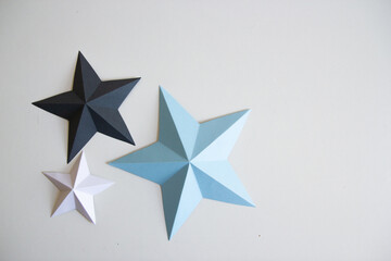 paper star on white