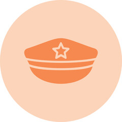 Sticker - Police Hat Icon