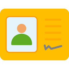 Sticker - Id Card Icon