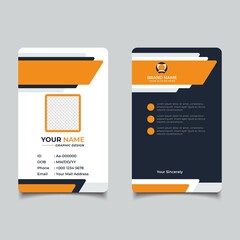 Wall Mural - modern and clean business id card template