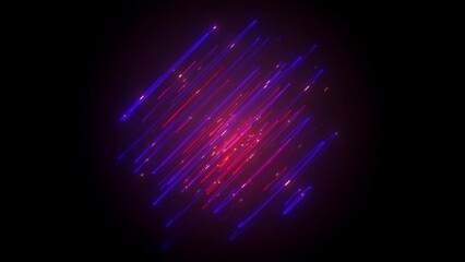 Wall Mural - abstract cylinder lines flowing background loop/ 4k animation of an abstract wallpaper technology ba