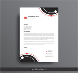 Wall Mural - modern creative & clean business style letterhead bundle of your corporate project design. set to pr