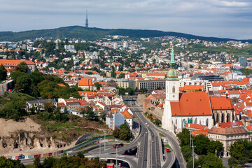 Wall Mural - Ciudad de Brastislava, pais de Eslovaquia o Slovakia