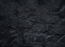 Rock Surface With Cracks. Black Texture. Stone Background. Dark Marble. Rock Texture. Rock Pile. Paint Spots Wall. Grunge Rough Structure. Abstract Texture.