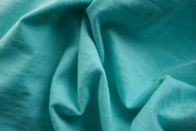 Wrinkled Blue Jersey, Soft Fabric Background