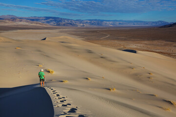 Canvas Print - Hike in the desert