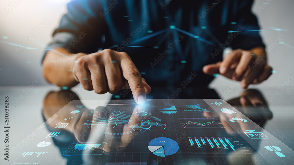 Business analysis big data screen and economic growth with financial ...
