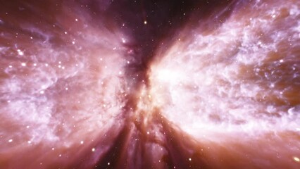 Wall Mural - galaxy hyperspace jump scence from celestrial snow angle galaxe to the small magellanic cloud galaxy
