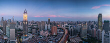 Panoramic View Of Shanghai Cityscape