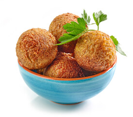 Poster - bowl of falafel balls