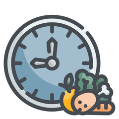 Wall Mural - time line icon