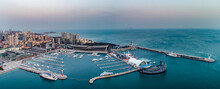 Aerial Photography Qingdao Olympic Sailing Center International Conference Center Panorama .jpg