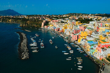 Canvas Print - Procida Island, the Italian Capital of Culture 2022 , Metropolitan City of Naples, Campania, Italy