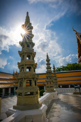 Wall Mural - Wat Suthat, a famous temple in Thailand