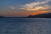 Sunset At Lake Cachuma In Santa Barbara County, CA.