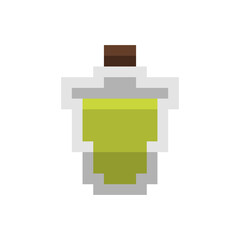 Poster - pixel green potion
