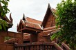 Thai style wooden house, Formerly a government place and the residence of the Governor of Phatthalung, THAILAND.