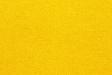 Yellow Golden Fabric Cloth Texture Background, Seamless Pattern Of Natural Textile.