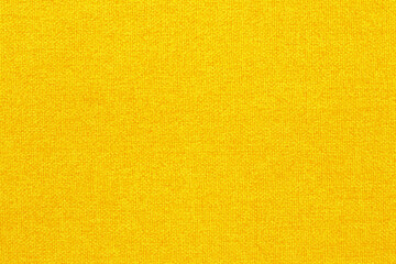 Wall Mural - Yellow golden fabric cloth texture background, seamless pattern of natural textile.