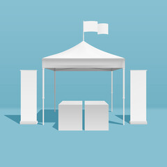 Wall Mural - Promotion Tent Concept