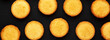 © Liudmyla - Homemade Pure Butter Shortbreads on a black background, top view. Flat lay, overhead, from above.