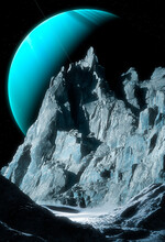 Artwork Of Uranus And Miranda