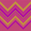 Handmade zig zal lines knitted texture geometric