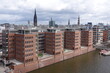 canvas print picture - Blick von der Elbphilharmonie in Hamburg