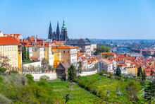 Prague Castle On Sunny Spring Day