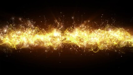 Wall Mural - abstract scientific fantasy background light energy waves forms circling and fluctuation shiny parti