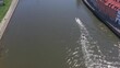 Filmmaterial der Stadt Regensburg in Bayern mit Boot Schiff auf der Donau im Sommer, Deutschland