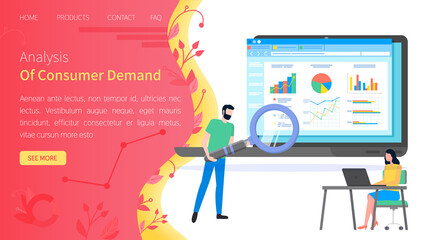 Wall Mural - digital marketing, promotion in social network concept. search and attraction of target audience, su