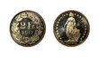 2 switzerland frank coin of 2017