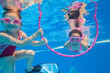© yanlev - girls swiming  in  pool