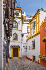 Fototapete - Street in Sevilla, Spain