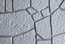 Surface Of Tiles With Distinctive Cracked Patterns