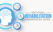 National Rehabilitation awareness week is observed every year in September, it is a branch of medicine that aims to enhance and restore functional ability and quality of life. 3D Rendering