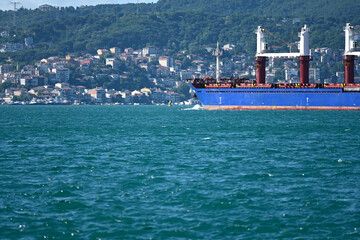 cargo ships in the port