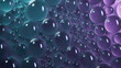 © RocknRoller Studios - Teal and Violet Liquid Droplets Background.