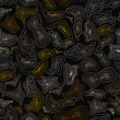 abstract vector seamless pattern with sketch lines