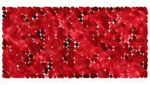 Abstract Red Background. Spots And Smears. Labyrinth. 3d Illustration